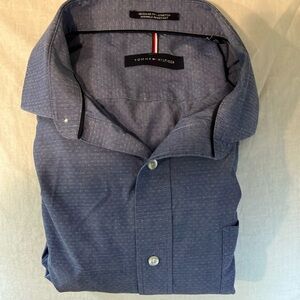 Tommy Hilfiger Blue Casual Button Down Shirt